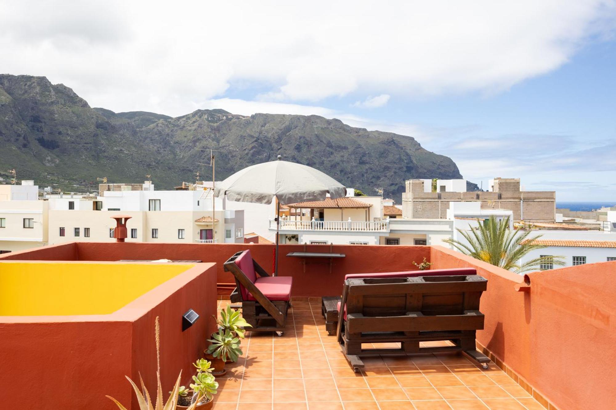 Tenohomes Rustic House With Terrace & Nature Views Buenavista Del Norte Exterior foto