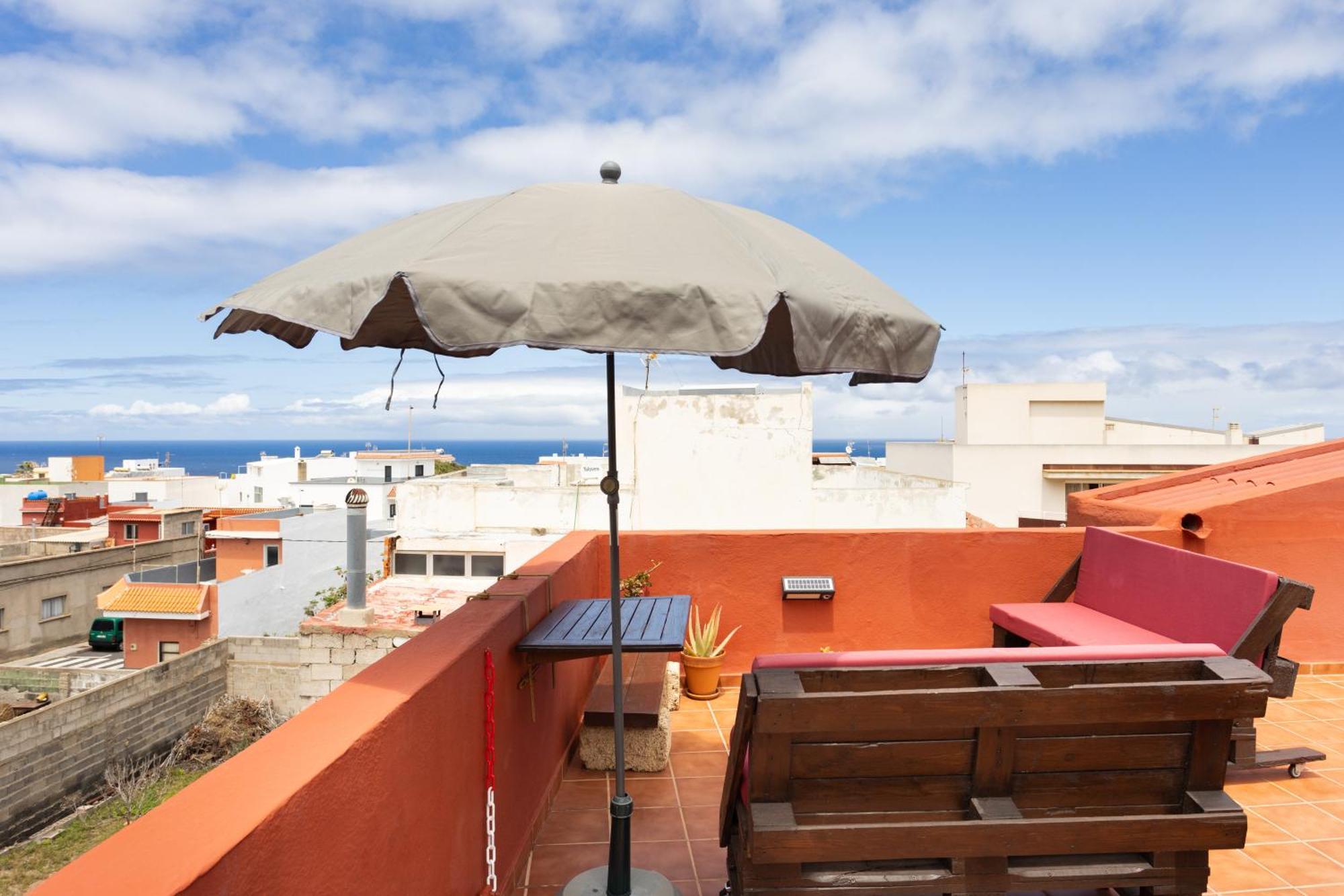 Tenohomes Rustic House With Terrace & Nature Views Buenavista Del Norte Exterior foto